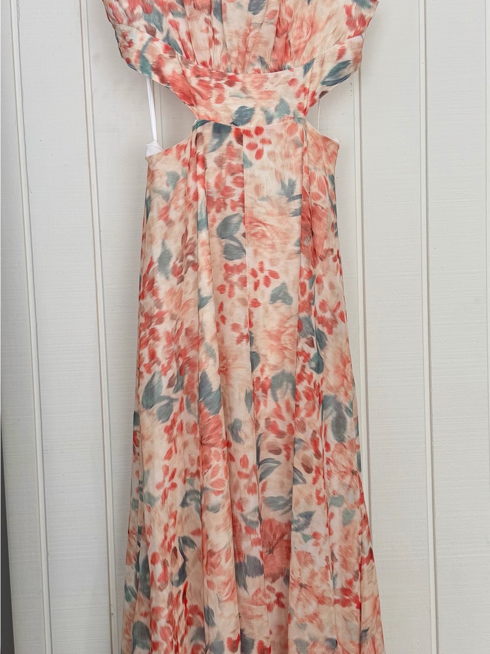 Here Comes The Sun x Hello Molly Dancing Girls Floral Cutout Maxi Dress - Picture 3 of 15